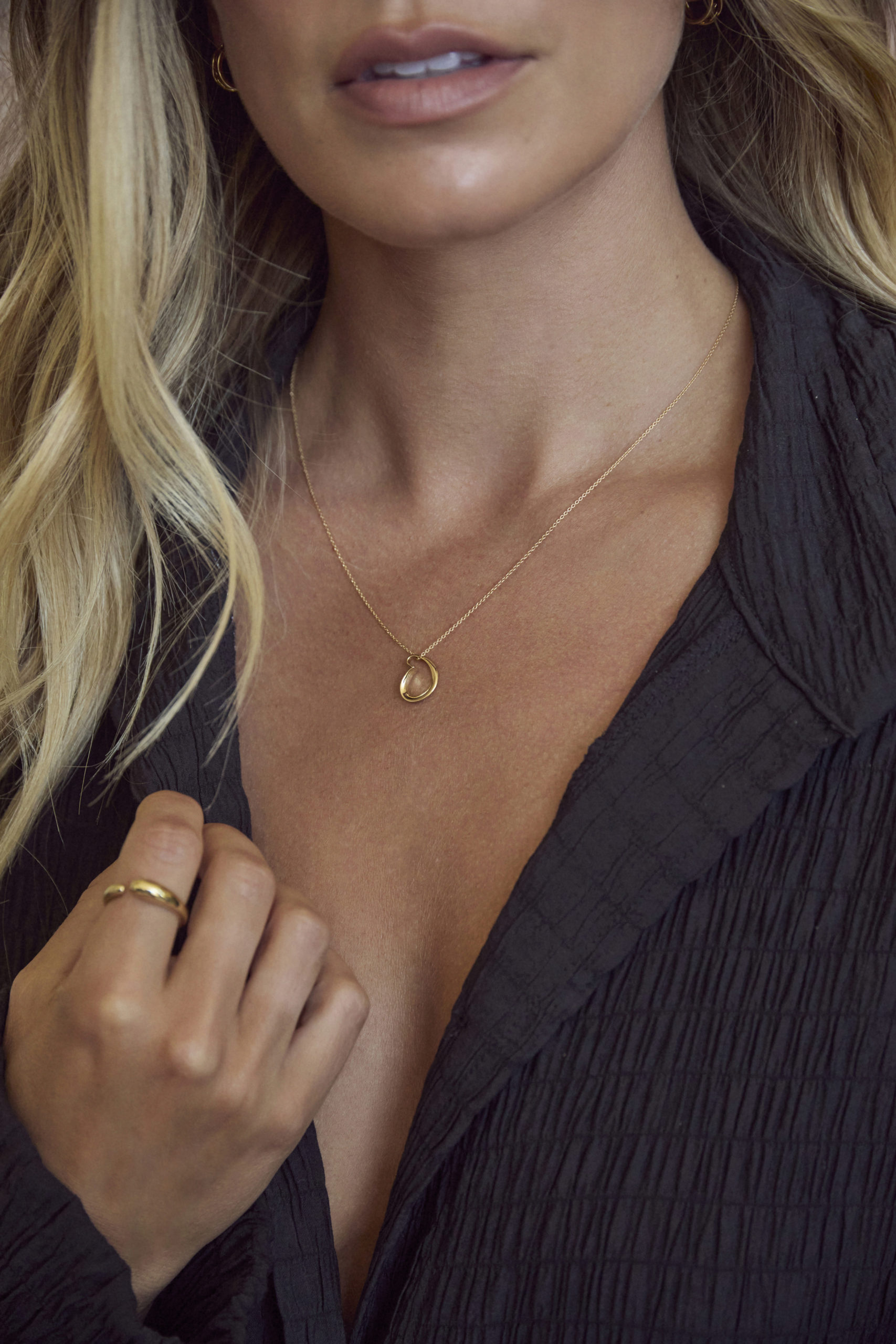 A photo of Renee Bargh for the 2021 OCRF x Georg Jensen campaign
