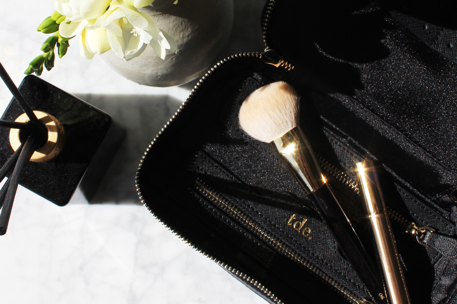 The Daily Edited x Gritty Pretty Makeup Brush Holder